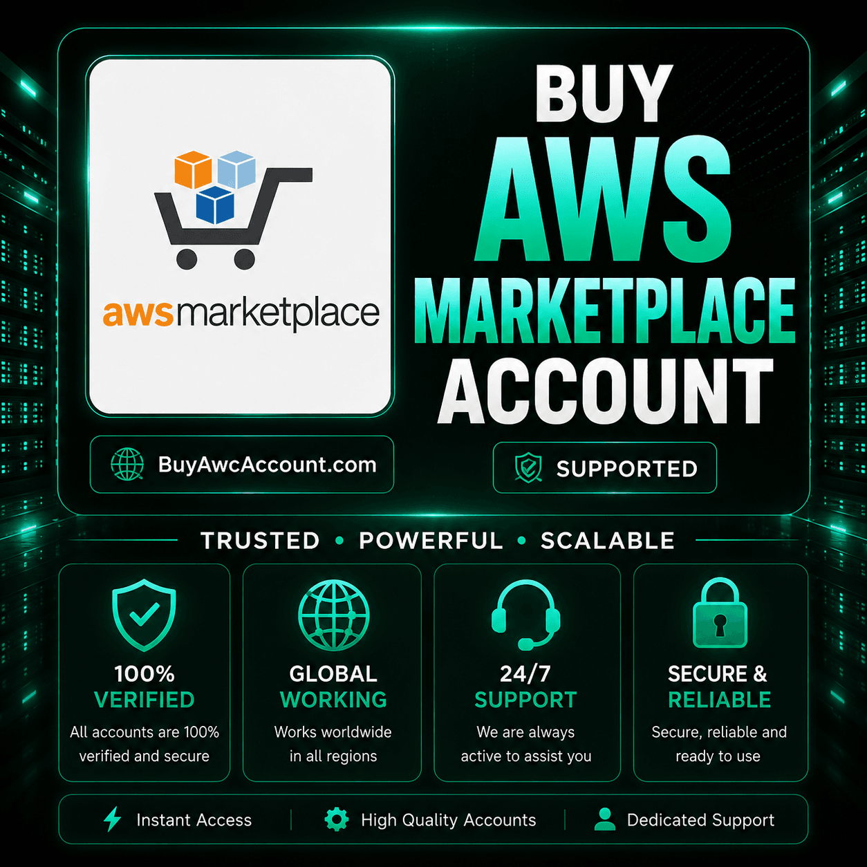 Buy AWS Marketplace Account
