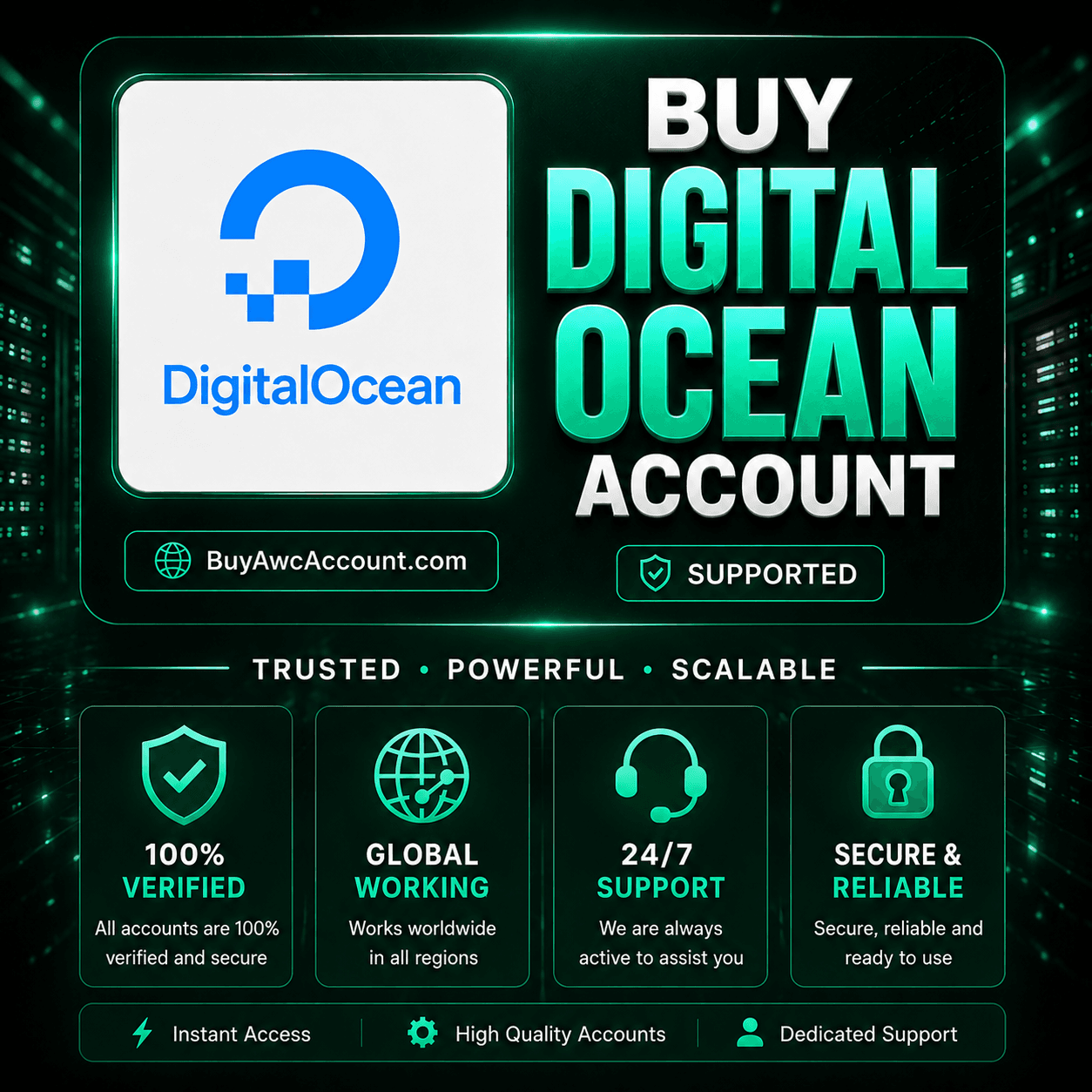 Buy DigitalOcean Account