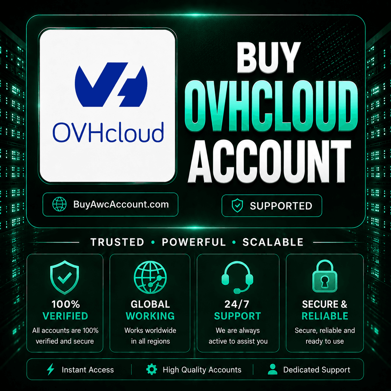 Buy OVHcloud Account