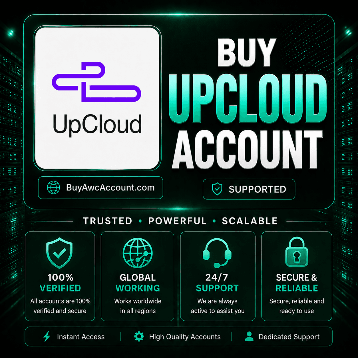 Buy UpCloud Account